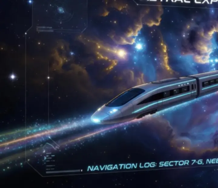 Astrální expres svištící kosmem ve hře Honkai: Star Rail