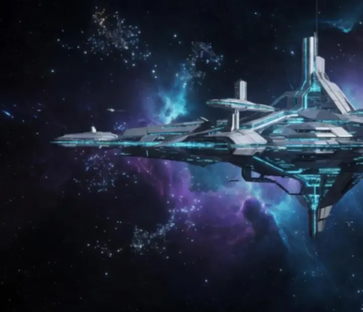 Herta Space Station pozorující hvězdnou oblohu a kosmické jevy