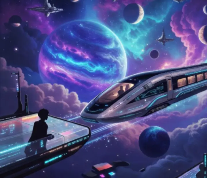 Astrální expres prozkoumává planetu ve vesmíru